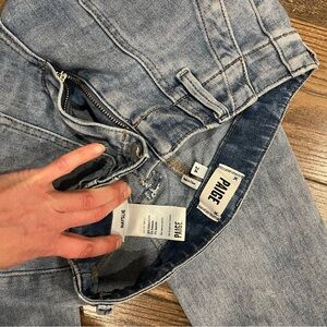 PAIGE Light Wash Denim Jeans